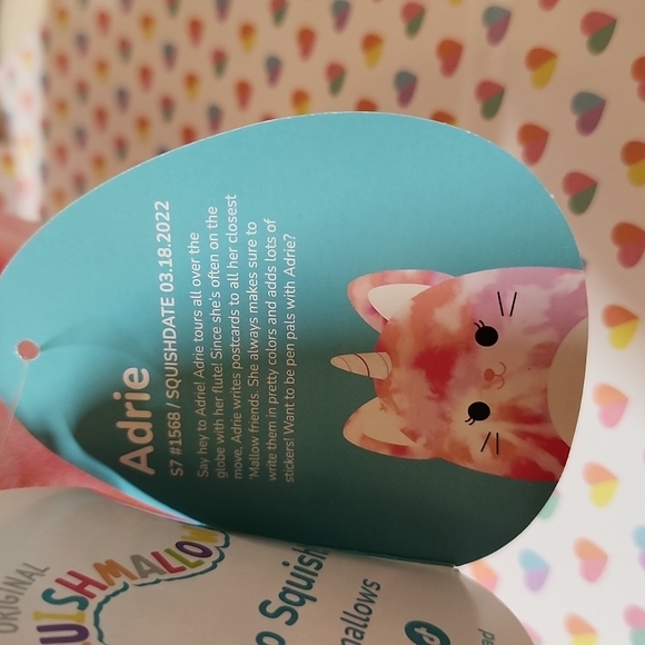 Brand new Squishmallows Adrie the Caticorn  Pillow - Picture 7 of 8